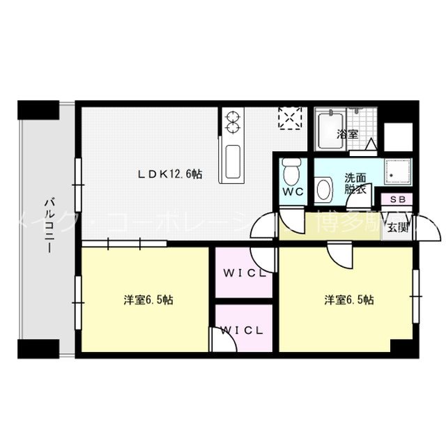 マーブルリヌーキーⅡ 間取り