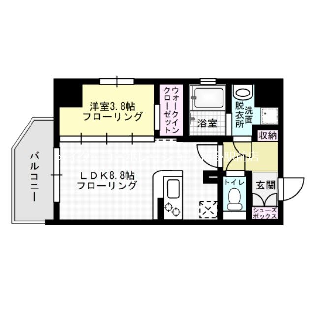 Trail大濠 間取り