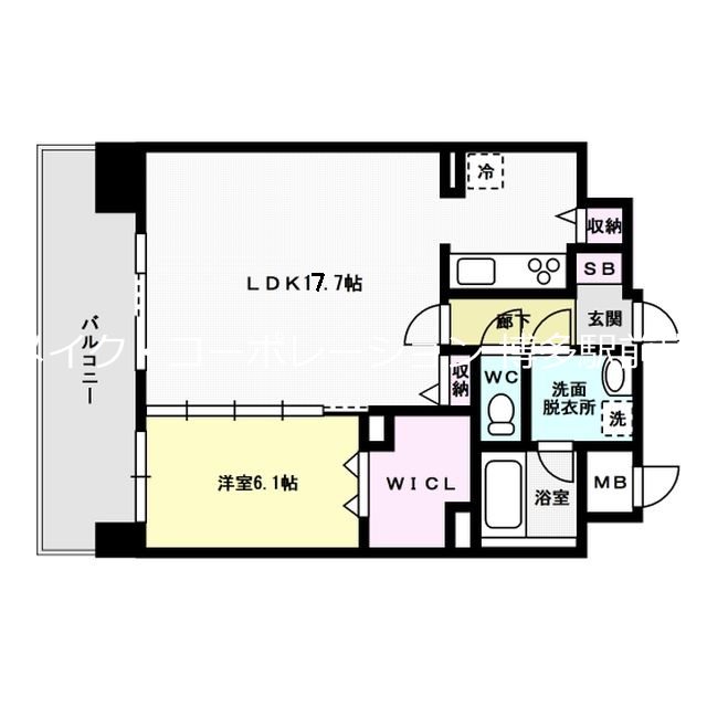 ラフレシーサ博多駅南Ⅳ  間取り図