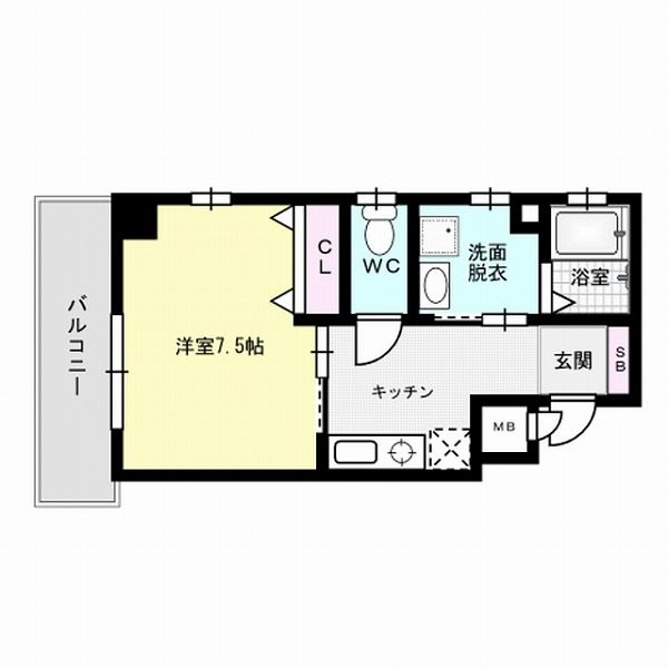 ノエル藤崎～ネット無料～ 間取り