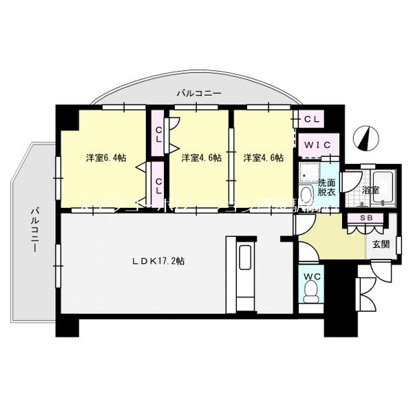 ベルメゾン高取グラース 間取り