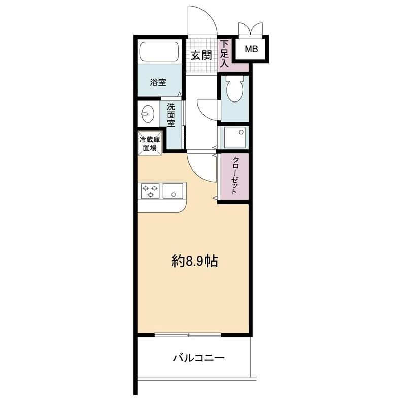 グランパーク天神 間取り