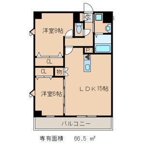 フェリセステージ梅光園 間取り