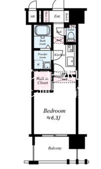 ウェルブライト博多 間取り