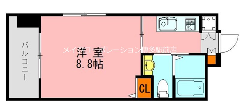 アソシアグロッツォ平尾駅前  間取り