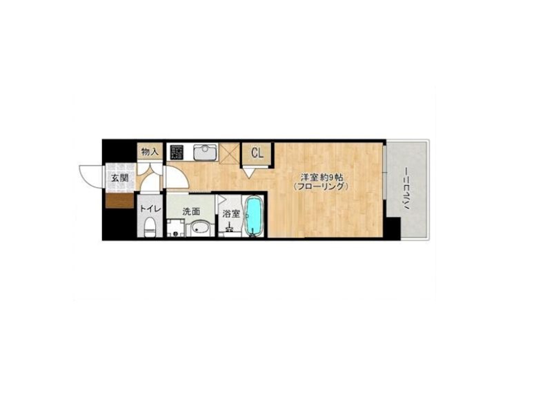 フィオーレ西新 間取り