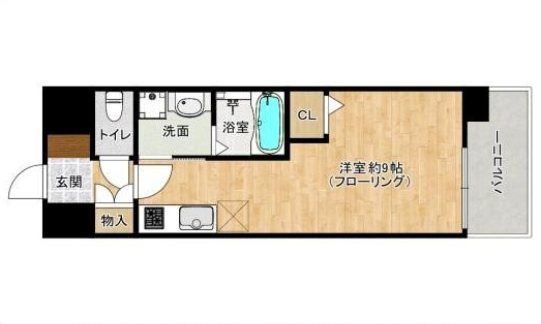 フィオーレ西新 間取り