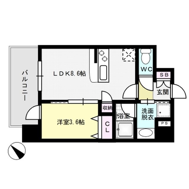 リーフル博多 間取り