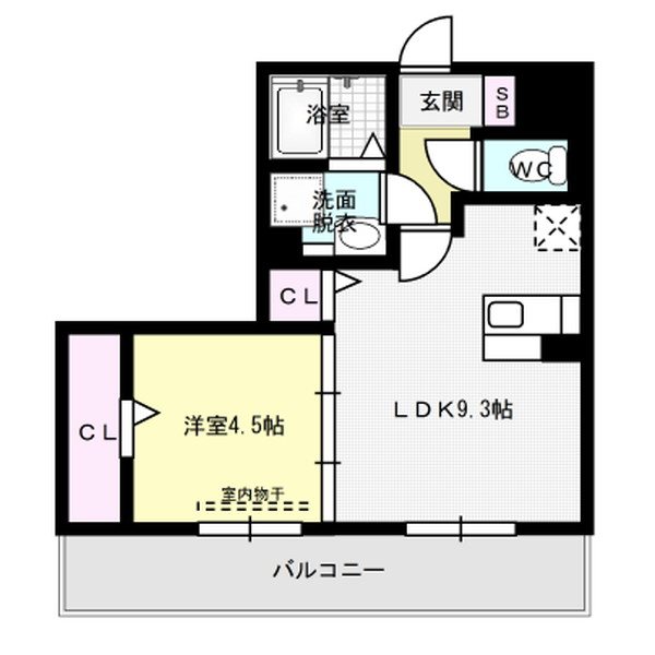 メゾン'Q'  312号室 間取り
