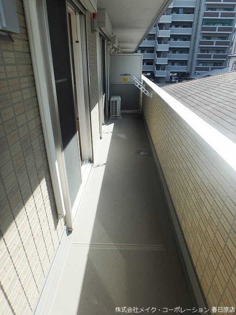 写真は同型タイプ メゾン'Q' ベランダ