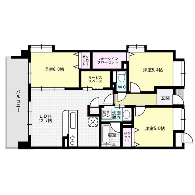間取り コントロモア 間取り図