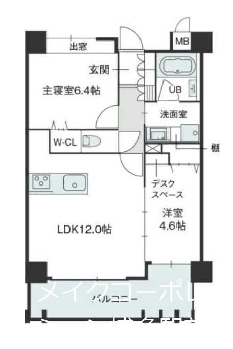 ラフィーネ鳥飼  間取り