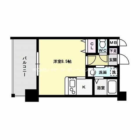 エンクレストNEO博多駅南  間取り