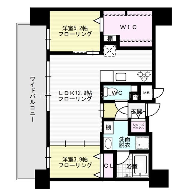 エンクレスト天神ＡＶＡＮＴ  間取り