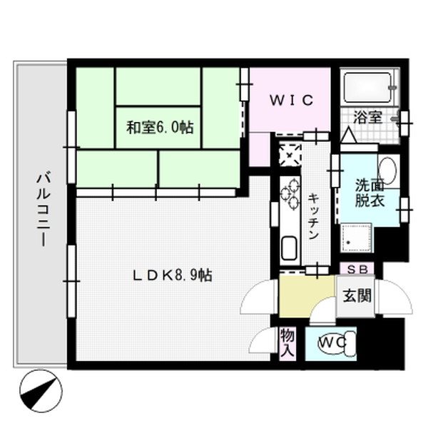 リンデン東薬院 間取り