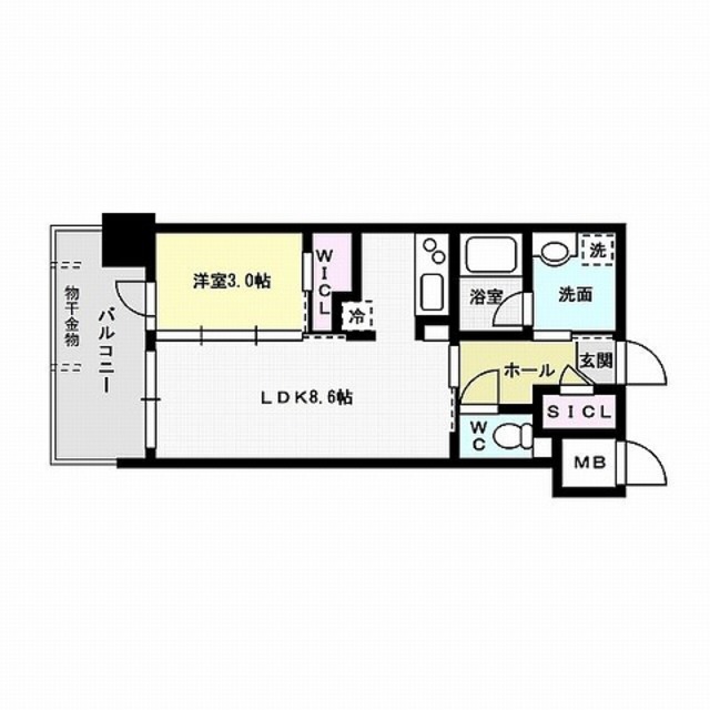 アルファシオベイス博多  間取り図