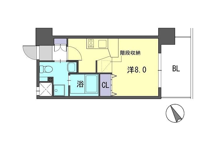 F･PARCGRANDMARK天神 間取り