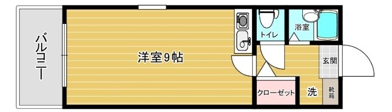 スリム藤崎Ⅱ  間取り
