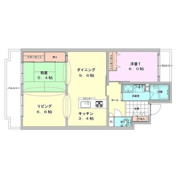 藤和高宮コープ 間取り図