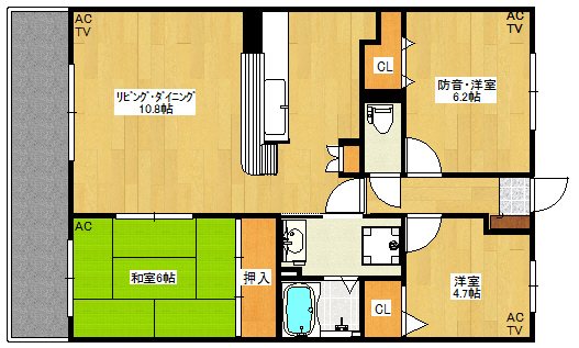 ザ・ブルックハウス 間取り
