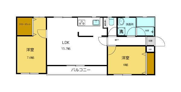 メゾン・ド・ベール 間取り