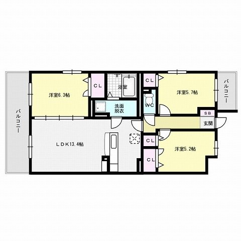 サンライフ・リラ 間取り