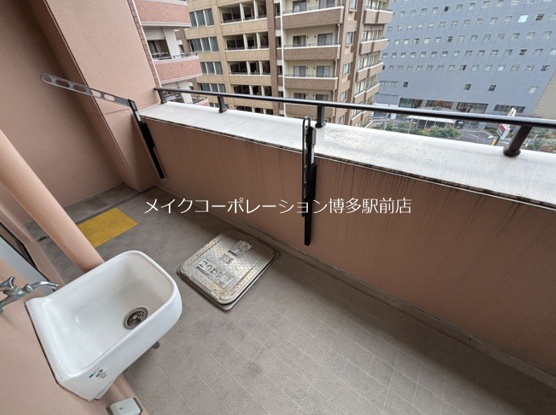 アプローズ薬院デュオウエスト ベランダ