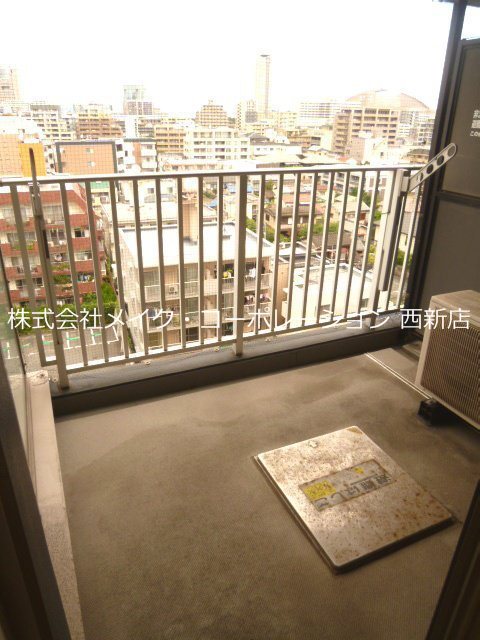ラクレイス西新  ベランダ