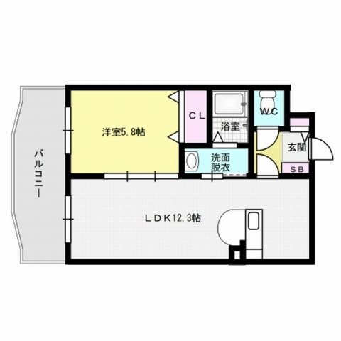 マ・テール城南 間取り