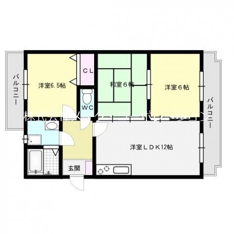 サンライズ周船寺 間取り