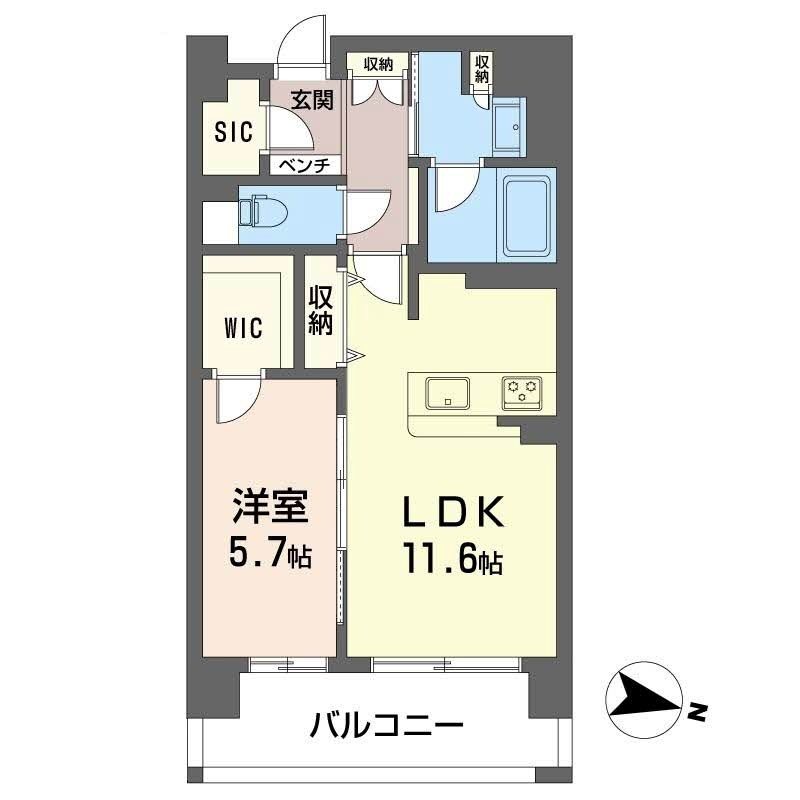 シャーメゾンステージBEFU 間取り