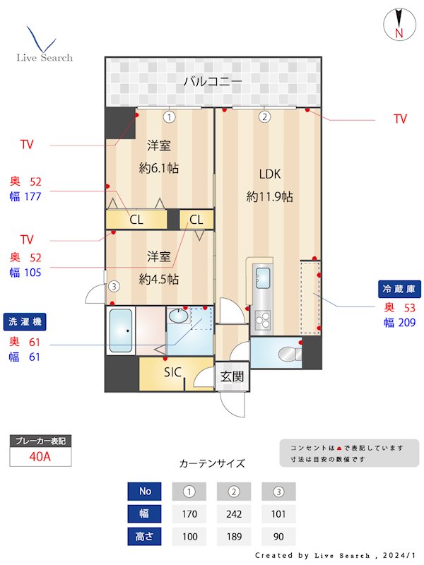 ジェイグランコート大濠公園 間取り