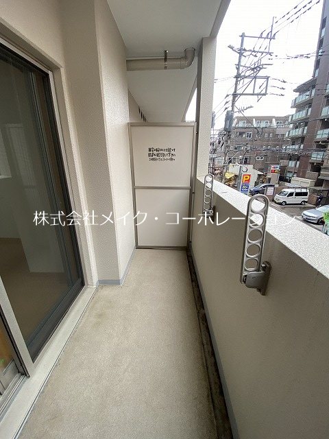 ベランダ ドミール西新~ネット無料~ ベランダ