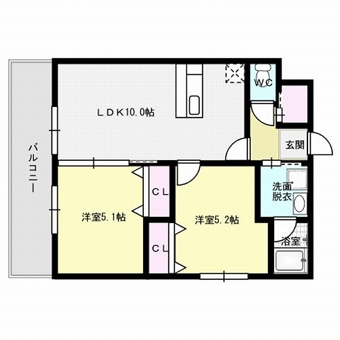 ラファセグランビア博多 間取り図