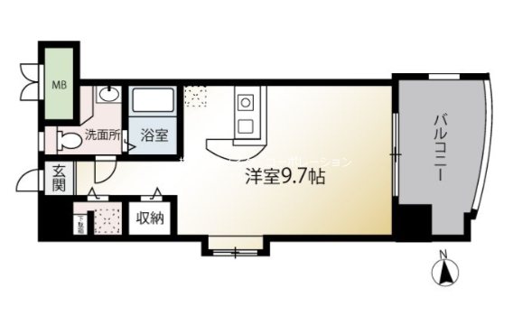 キャッスル大手門  間取り