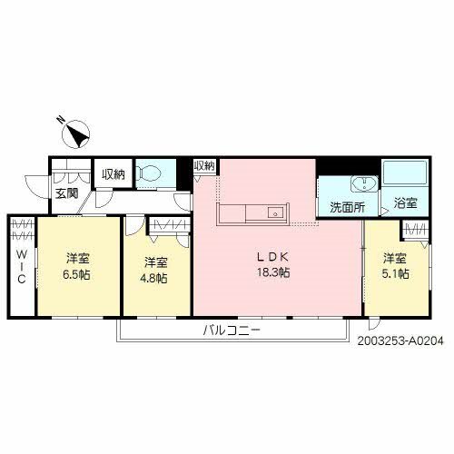 間取り クロシェット アーブル 間取り図