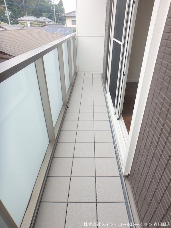 写真は同型タイプ クロシェット アーブル ベランダ