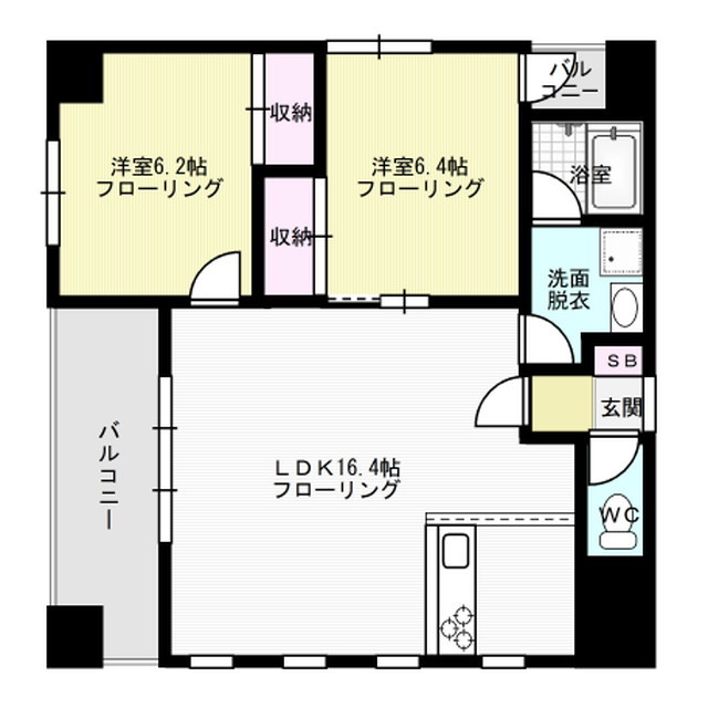 エコルクス赤坂  間取り