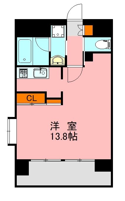 アソシアグロッツォ日赤通り 間取り