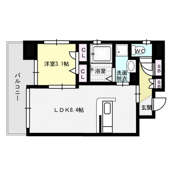 エフ・パルク高宮 間取り