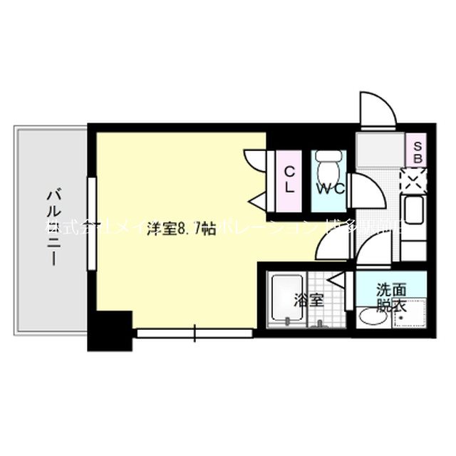 Pond Mum SUMIYOSHI  間取り図