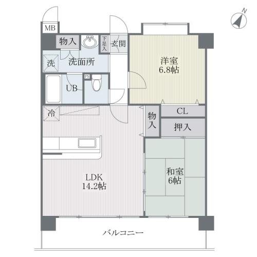 ハウストンコート 間取り図