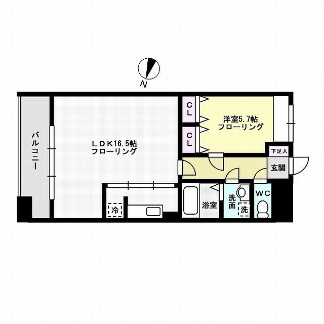 グランパーク天神 間取り