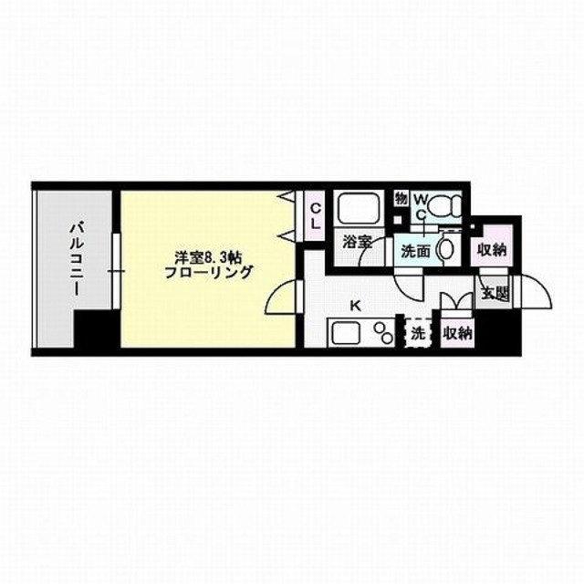 BOA VISTA博多駅 間取り