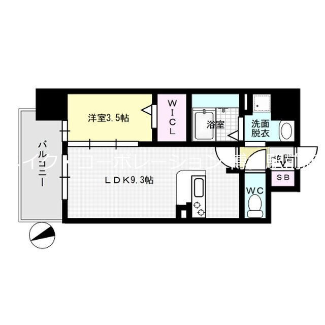 ラクラス呉服町 間取り