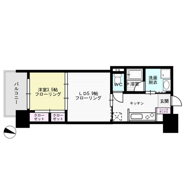 RJRプレシア百年橋 間取り
