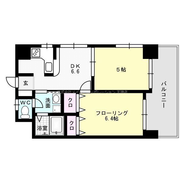 ニッセイ・ディーセント小笹 間取り