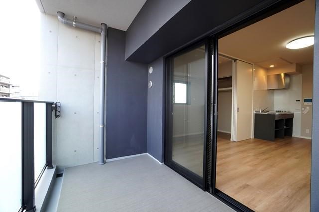 デュオフラッツ西新EAST  ベランダ