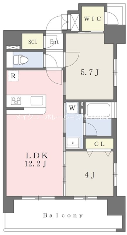 ラフレシーサ博多駅南Ⅴ 間取り