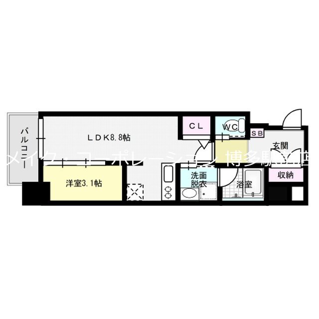 アヴァンティ祇園  間取り